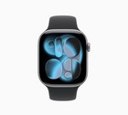 Apple Watch Series 11  gps   Lte  46mm Space Gray Aluminum Case Black Sport Band