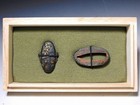 Fine Chashitsu Tea Ceremony Room Design Fuchi Kashira Edo Original Tsuba Antique