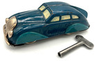 Technofix 193011940s Pre-war Made In Germany Blue Track Racer Wind-up With Fin 