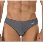 Speedo Men s Swimsuit Brief Powerflex Eco Solar  Heather Gray  Size 32  Nwt