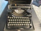 Vintage 1920-30s Underwood 4 Bank Portable Typewriter W  Case Antique - Video