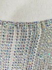 Rhinestone Crystal Ab Chain Fringe 6 Inches  sold By 1 Yard