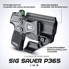 Iwb Kydex Holster  Optic Cut   Claw  Sig Sauer P365 p365x p365xl p365 Sas Pistol