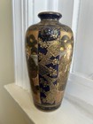 Antique Japanese Satsuma 6    Vase Immortals Signed Meiji