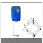 Electric Fence Professional Sturdy Blue For Farm Poultry Livestock