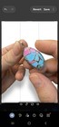 Beautiful Big Cotton Candy Turquoise Sterling Pendant
