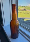 Antique Parkersburg Brewing Co Amber Beer Bottle Wv Trademark 9 5  No Chips