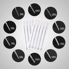 Professional Tattoo Needles And Tips Set - 100 Sterilized Disposable Assorted