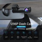 Azdome 1296p Dash Cam Wifi Night Vision Parking Mode Small Camera For Car 1080p