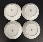 Set Of 4 Noritake Alvin Soup Cereal Bowls 7-3 8    Vtg Floral W  Gold Scroll - Euc
