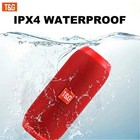 Portable Bluetooth Speaker  Ipx4 Waterproof Wireless Speaker With Subwoofer     