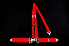Rjs Racing 3 Pt Latch   Link Y Floor Mount Harness Buggy Belt Red Sand Rail