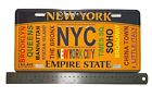   New York City   Ny License Plate Official Size Embossed Souvenir Travel Gift
