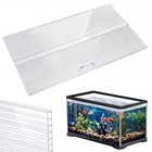 Clear Aquarium Canopy Lid Set  24x12 Inch  Fish Tank Cover  1 Piece  Durable