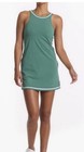 Vuori Green Tennis Dress Womens Small Built In Bra Pockets Athletic Active