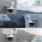 Sun Rain Shade Cover For Eufy Security 4g Lte Cam S330 white 