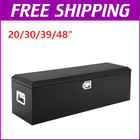 20  30  39  48 Steel Underbody Truck Tool Box Trailer Pickup Rv Storage Black