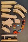 Vintage Brio Train Set 33133 With Box Wooden Railway Sweden 99  Complete Clean