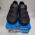 Shimano Sh-rc100 Rc1 Mens Road Cycling Shoes Black 44 Us 9 7  3-strap Spd-sl New