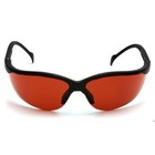 Pyramex Sb1835s Venture Ii r   Safety Glasses  Anti-scratch  Bronze Lens  Black