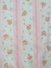 Springmaid Wondercale Twin Sheet Set Dimity Delight Pink  Floral Stripe Lace 