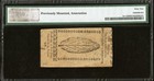 1763 New Jersey Colonial Currency American Revolution Bank Note Nj-152  Pmg 62