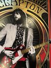 Eric Clapton Sept 2017 50th Ann  La Forum Poster Signed numbered Adam Pobiak