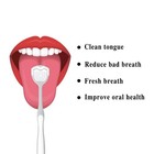 4 Pack Tongue Cleaner Brush Helps Fight Bad Breath For Oral Hygiene