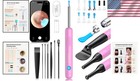 Ear  Nose  And Throat Earscope - 1080p Camera Wax Removal Tool With Led  Pink