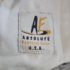Absolute Fencing Gear Two-layer White Fencing Jacket Size 34   Right Glove