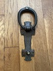Antique  1910-1920 Mission   Art And Crafts   Tudor Hammered Metal Door Knocker