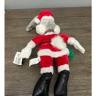 Vintage 1998 Looney Tunes Bugs Bunny Santa Plush