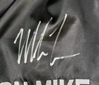 Mike Tyson Signed Custom Black Baddest Man Boxing Trunks Jsa Itp