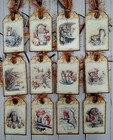 12 Fall autumn handmade gift Tags scrapbooks junk Journals parties crafts