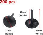 200 Pack Upholstery Nails Tacks Decorative Metal Round Head Furniture Nails Pins