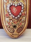 1920s Antique Victorian  Foldout Honeycomb Fan Valentines Day Beistle W Envelope