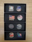 8pcs Usa 250th Anniversary Patriotic Flag Eagle Enamel Lapel Pin Badge Set Gift
