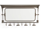 Antique Rack Hall Luggage Wall Mounted Rack Mirror Bathroom Rack Hooks