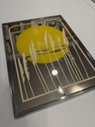 Vtg  70 s  Brytone  Mechanical Mirror Works  Mirror  Sun cattails  12x9   