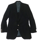 Oxxford Clothes Blazer 42r Silver Button Excellent Condition Jacket Black