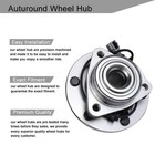 Autoround 515066 Front Wheel Bearing Hub Assembly Compatible Nissan Titan    