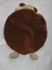 Baby Starters Football Puppy Dog Security Blanket Lovey Brown Plush Rattle