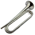 Regiment Bugle-nickel-key Of G f-padded Case-quality 7c Silver Plated Mouthpiece