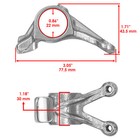 Cam Shaft Exhaust Valve Rocker Arm For Polaris Ranger 500 2x4 4x4 6x6 1999-2012