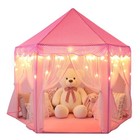Princess Castle Tent For Girls Fairy Play Tents For Kids Hexagon Playhouse