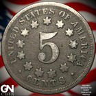 1867 No Rays Shield Nickel Z4934