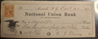 1871 Bank Draft   Check October 30 1871 Antique Financial Document Americana