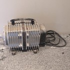 Ecoplus Air Pump Silver Black Aluminum For Hydroponics Water Aeration