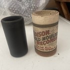 Vintage Edison Gold Moulded Phonograph Cylinder Record Original Paper Label