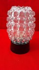  Vintage Bakelite Globe Tulip Day Shoe Lamp In Molded Glass 